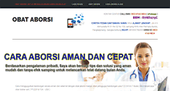 Desktop Screenshot of aborsimanjur.com