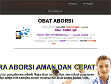 Tablet Screenshot of aborsimanjur.com